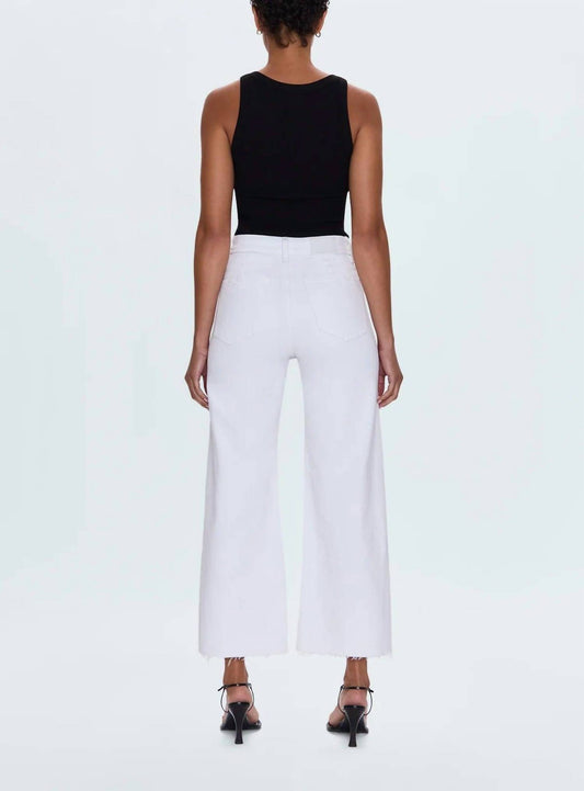 Pistola - Penny High Rise Wide Leg Crop Jeans