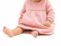 ANGEL DEAR Muslin Elegance Bubble Dress in rose - kids' dress