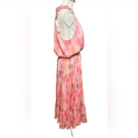 Willa Story Women's Lily Dress in multi pink - women's dress - detail view