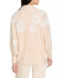 Nic + Zoe Embroidered Cardigan Sweater in neutral multi - women's cardigan - view 4