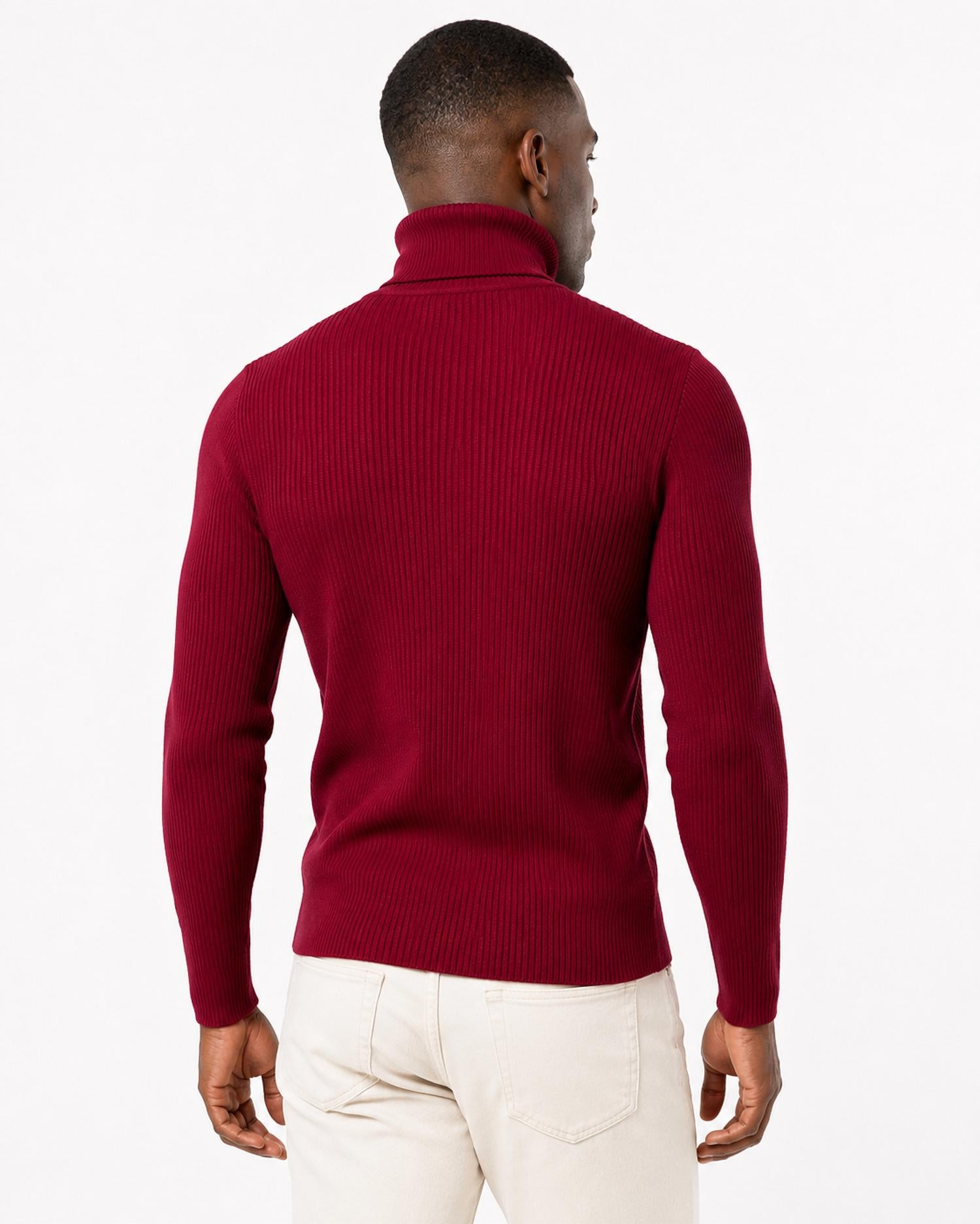 The Athletic Side Of Us - Act Self Ribbed Turtleneck Sweater