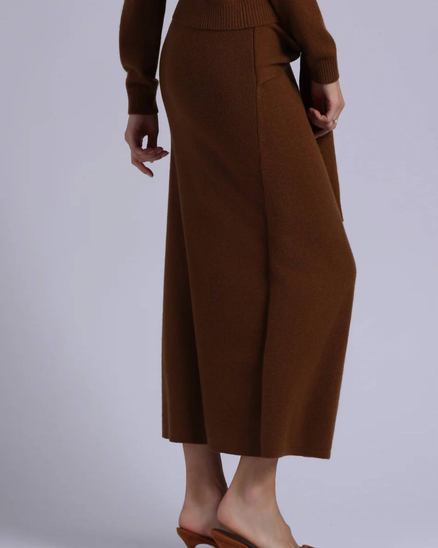Minnie Rose - Cashmere Maxi Wrap Skirt
