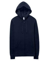 ALTERNATIVE Unisex Zip Hoodie in navy - women's top