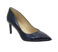 Ron White Women's Cynthia Pointed Toe Heels in navy blue - women's heels - detail view