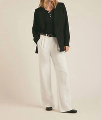 Favorite Daughter - The Henley Ribbed Long Sleeve Tee