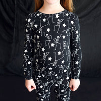 Posh Peanut - Kids Funny Bones Glow In The Dark Classic Pajama Set