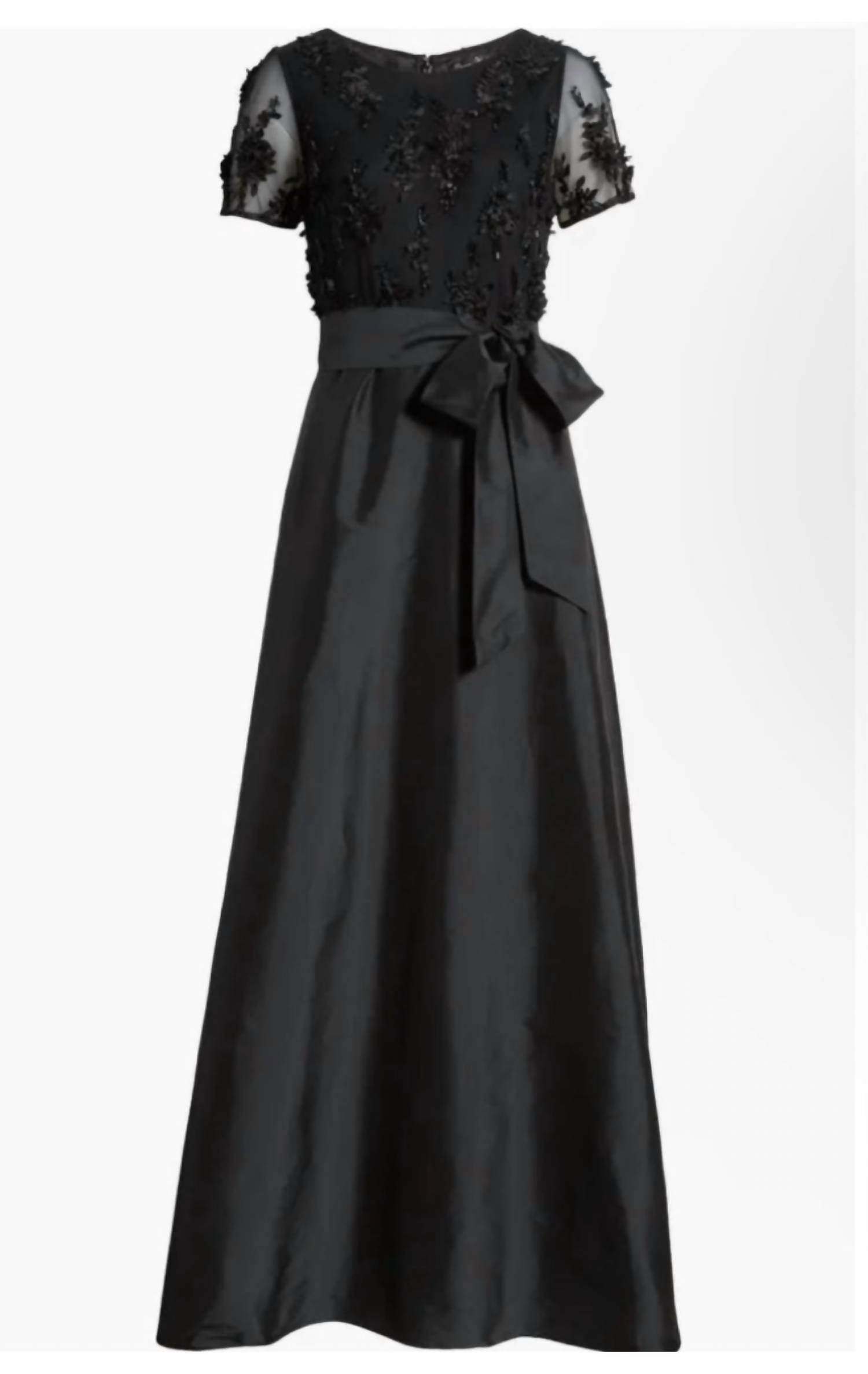Pisarro Nights - 3d Floral Bodicebeaded Gown Dress
