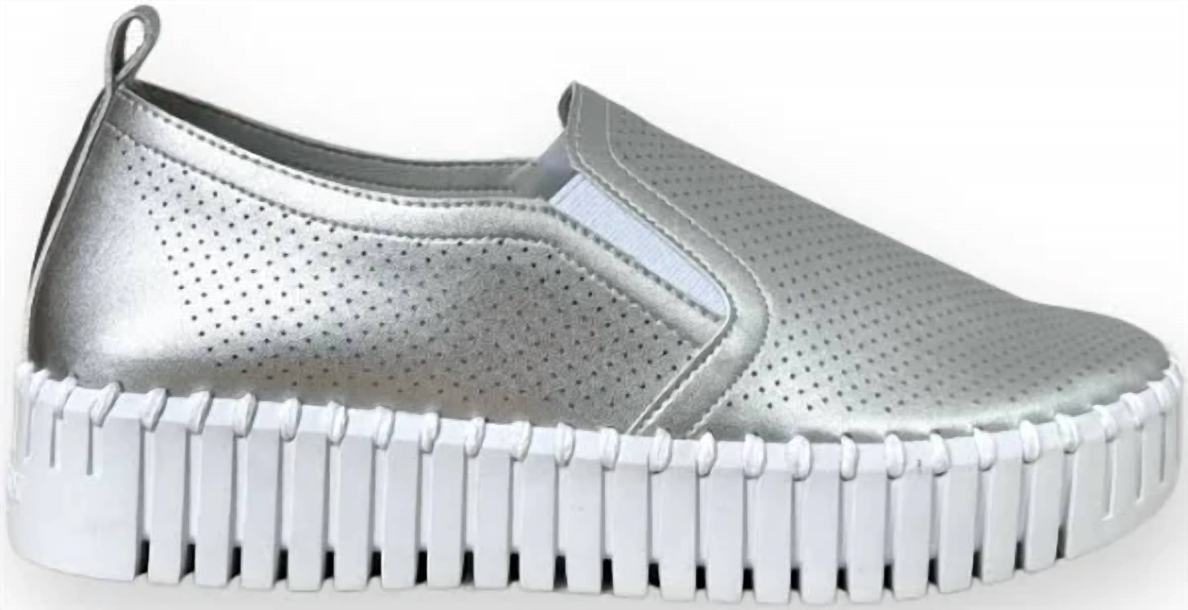 Ilse Jacobsen - Women's Metallic Platform Shoes