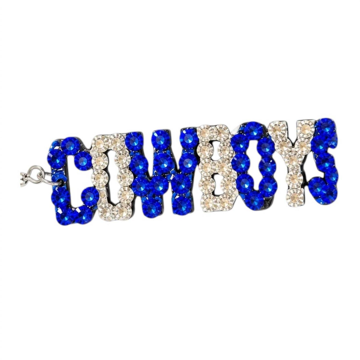 Sweet Ginger - Women's Dallas Cowboys Rhinestone Wood Earrings