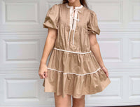 In The Beginning - Tiered Mini Dress