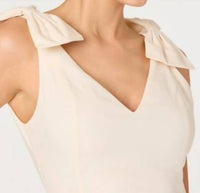 Astr - Joleena Linen Bow-strap Midi Dress