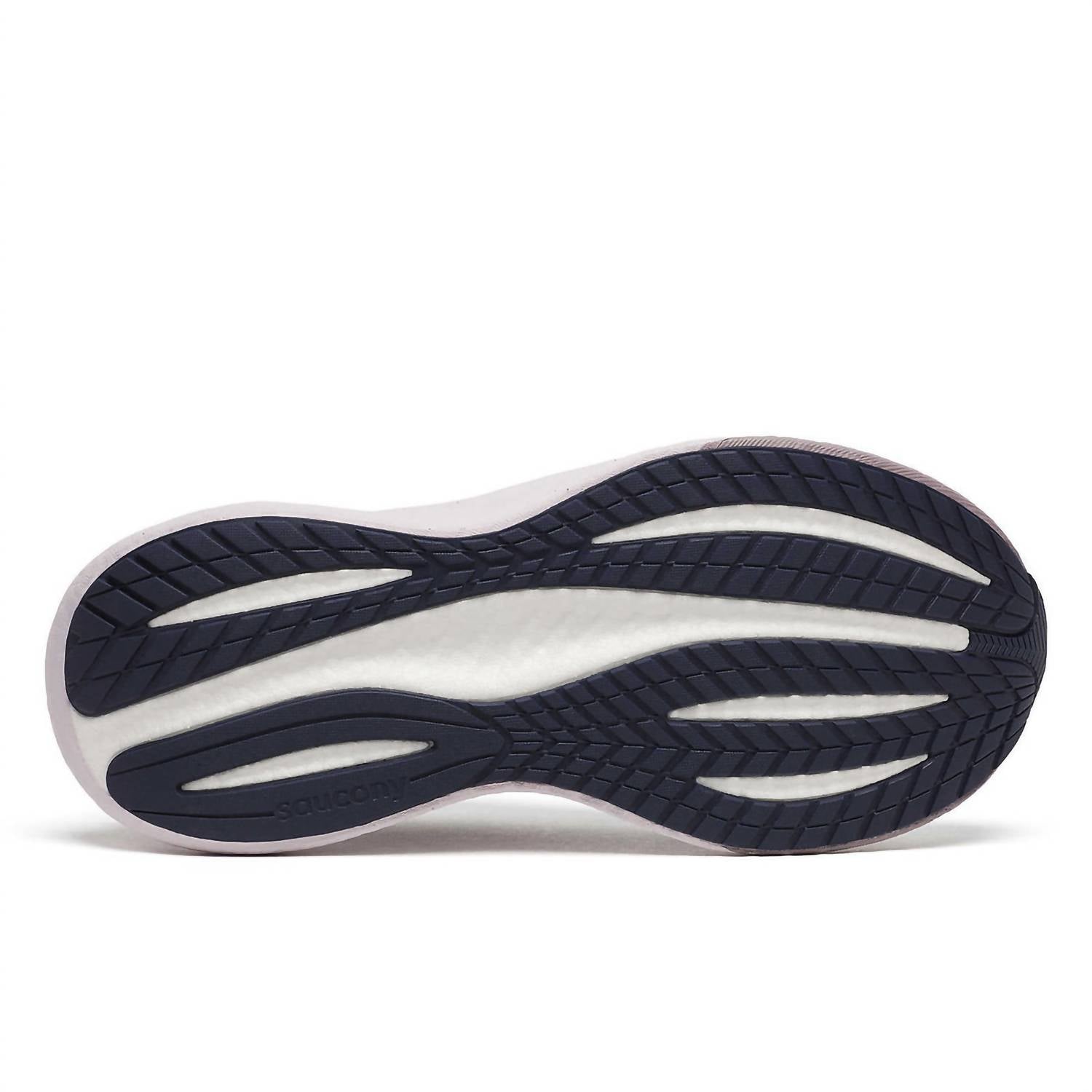 SAUCONY Women's Triumph 22 Running Shoe in navy dusk marine 2 - women's shoe - detail view