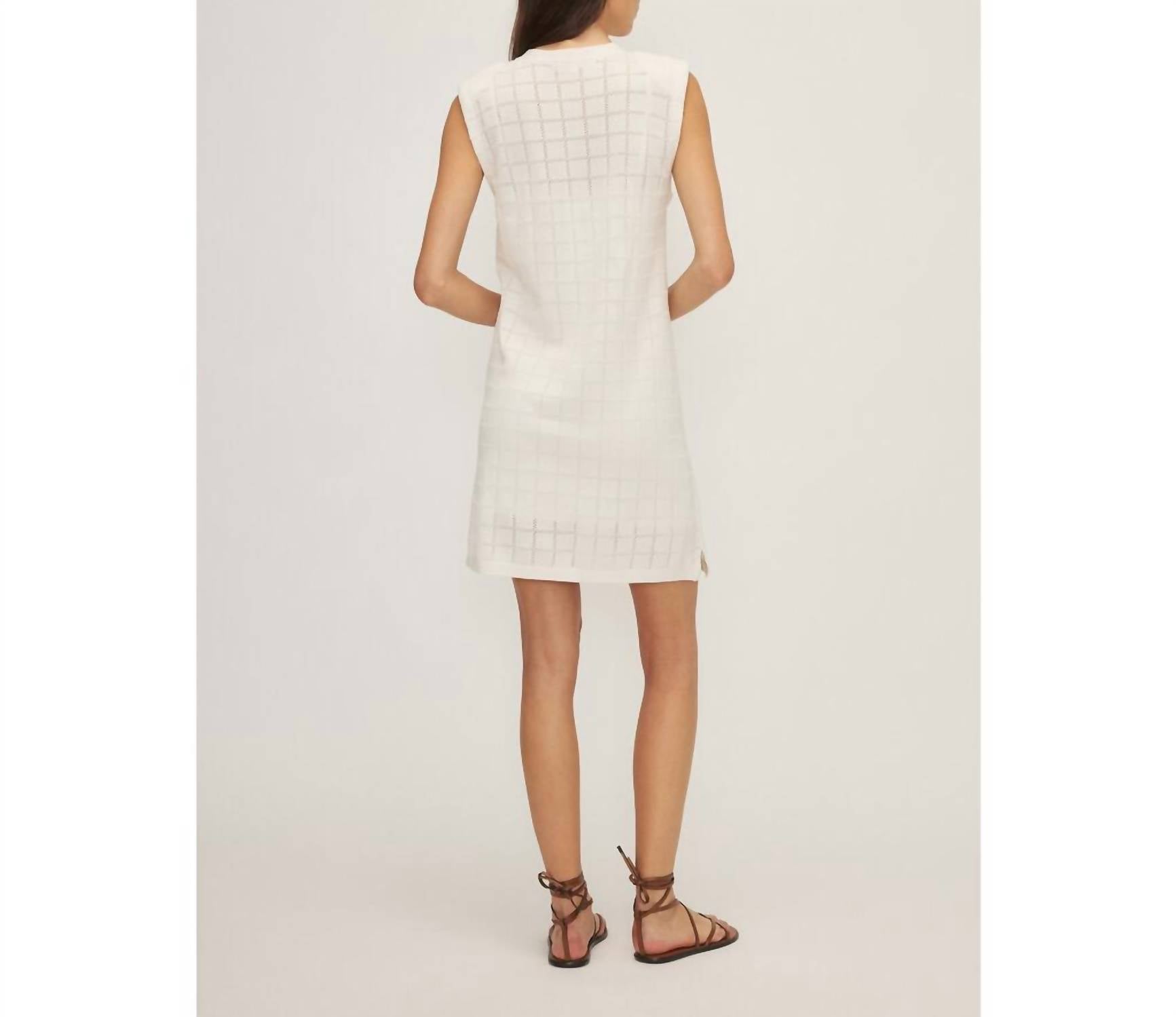 MELISSA NEPTON Vesa Dress in off white - women's dress - alternate view