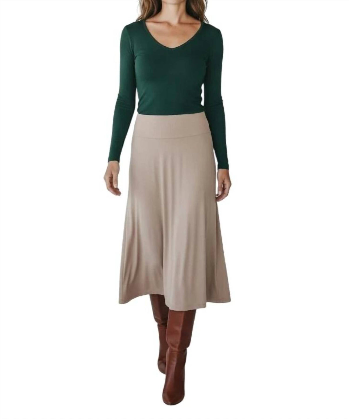 Brochu Walker - Bay Sculpted Knit Midi Skirt