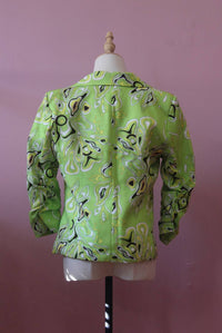 TANTRA Women's Groovy Jacket in green - women's jacket - detail view