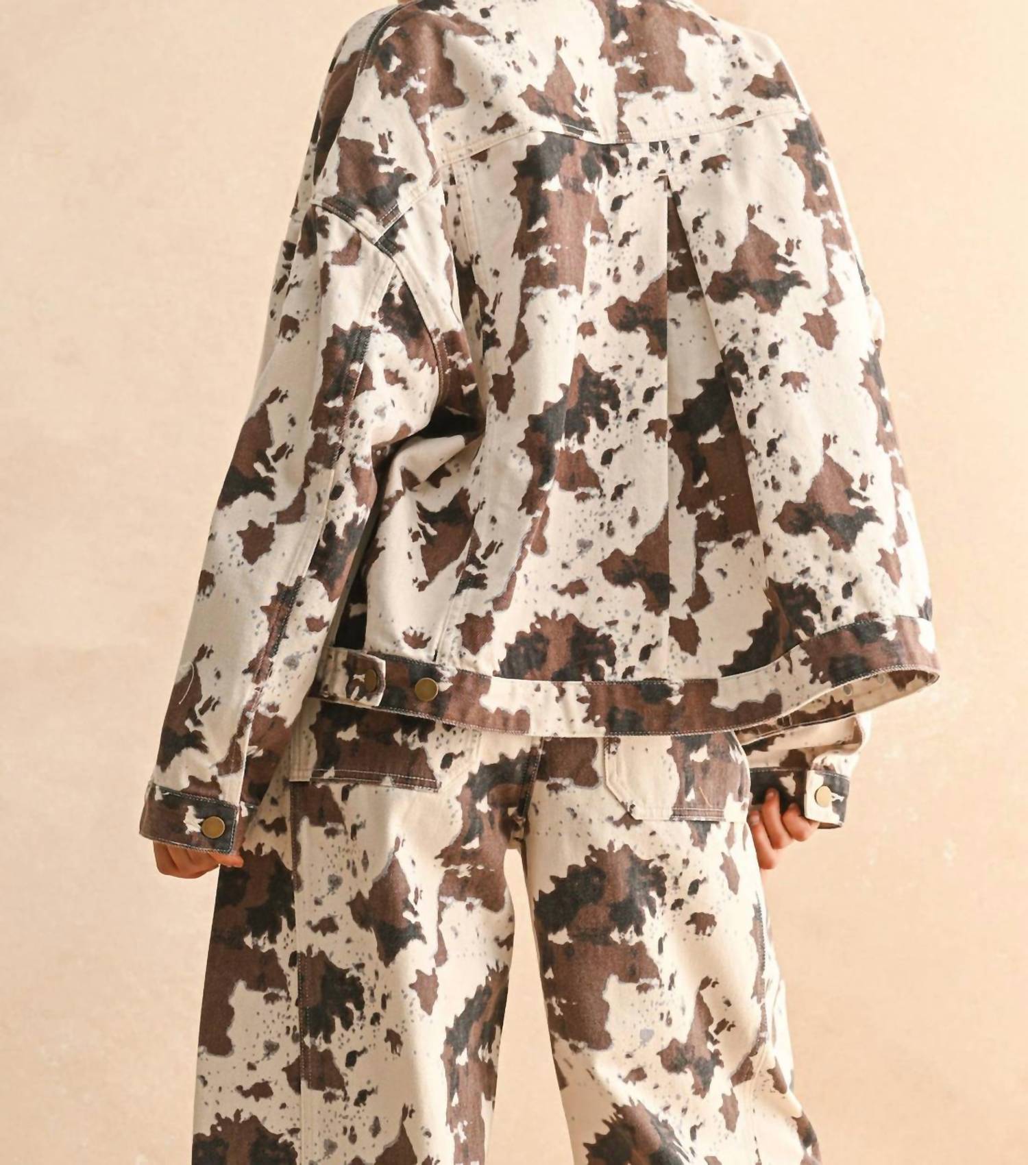 Miou Muse - Splattered Swing Jacket