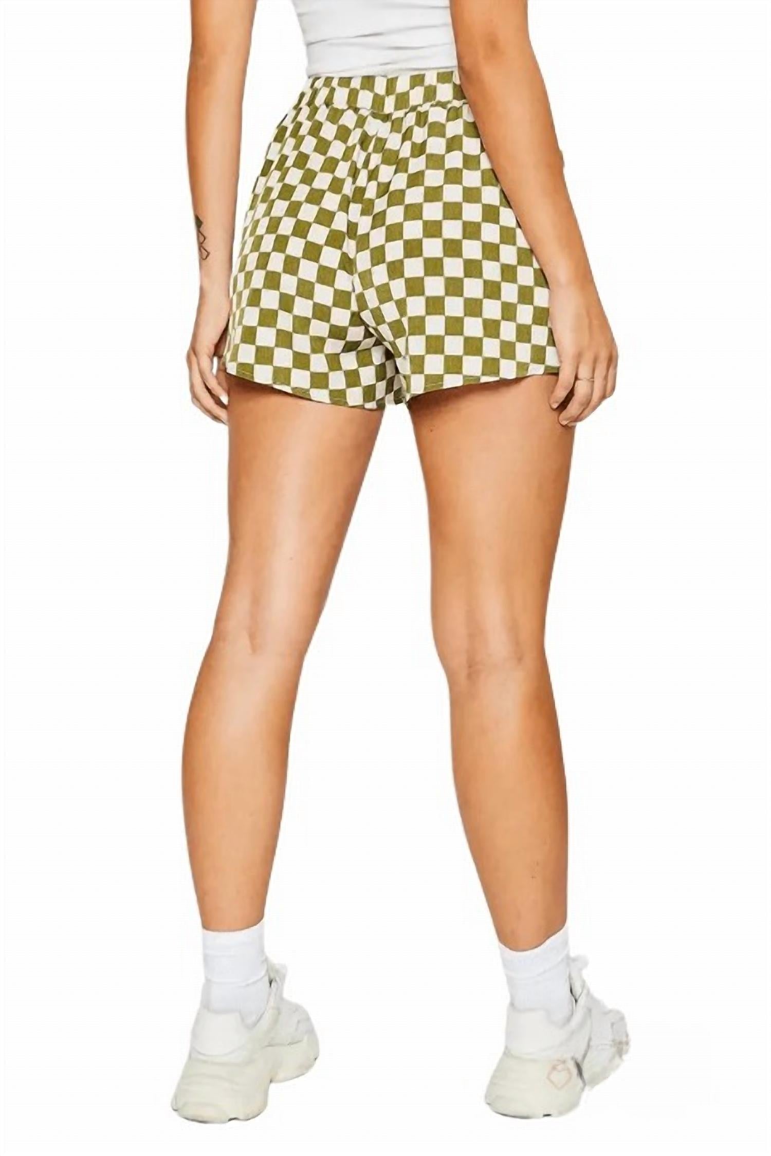 Pretty Garbage - Fiorella Checkered Shorts