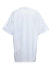Stella McCartney Women's Lace T-shirt in white - women's t-shirt - detail view