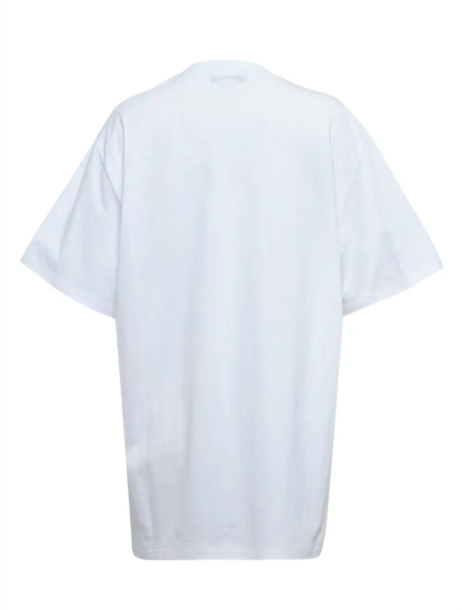 Stella McCartney Women's Lace T-shirt in white - women's t-shirt - detail view