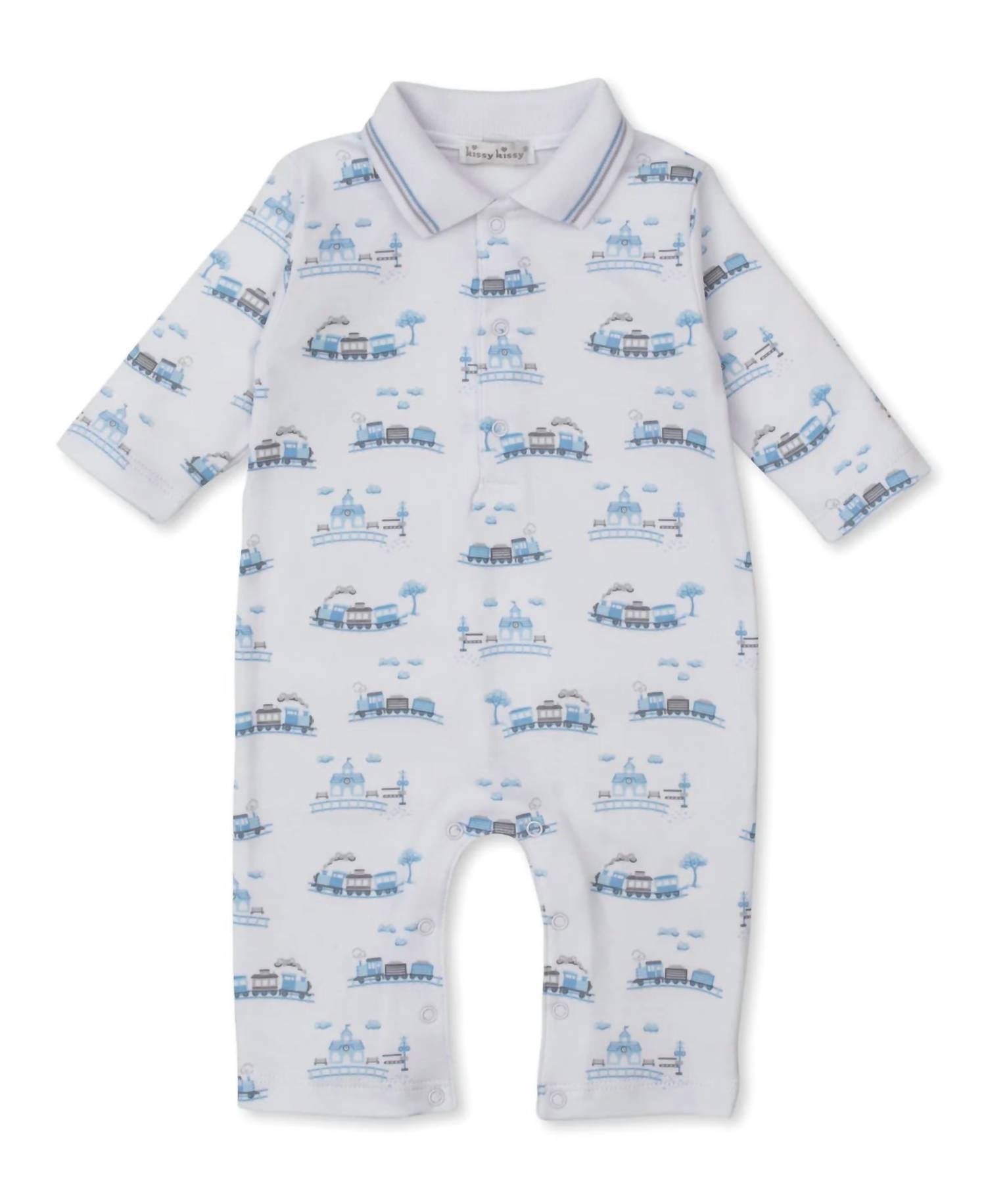 Kissy Kissy - Boys' Roundabout Rail Play Suit