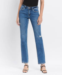 FLYING MONKEY Nico Jeans in blue - women's jeans - detail view