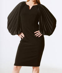 Joseph Ribkoff - Pleated Balloon Sleeve dress