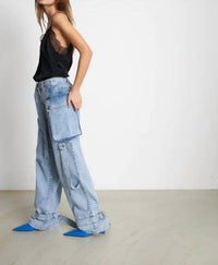 Stella Nova - Margot Denim Cargo Jeans