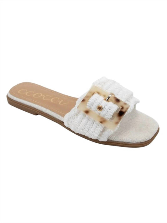 Ccocci - Women's Scallop sandal