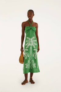 Farm Rio - Palm Tree Embroidery Dress