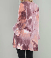 Collective Rack - Tie Dye Textured Top