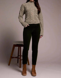 Tribal - Micro-cord Audrey Pull On Slim Ankle Pant