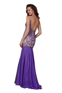 Angela & Alison - Beaded Bodice Prom Dress