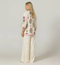 Miss June Paris - Grace Floral Blouse
