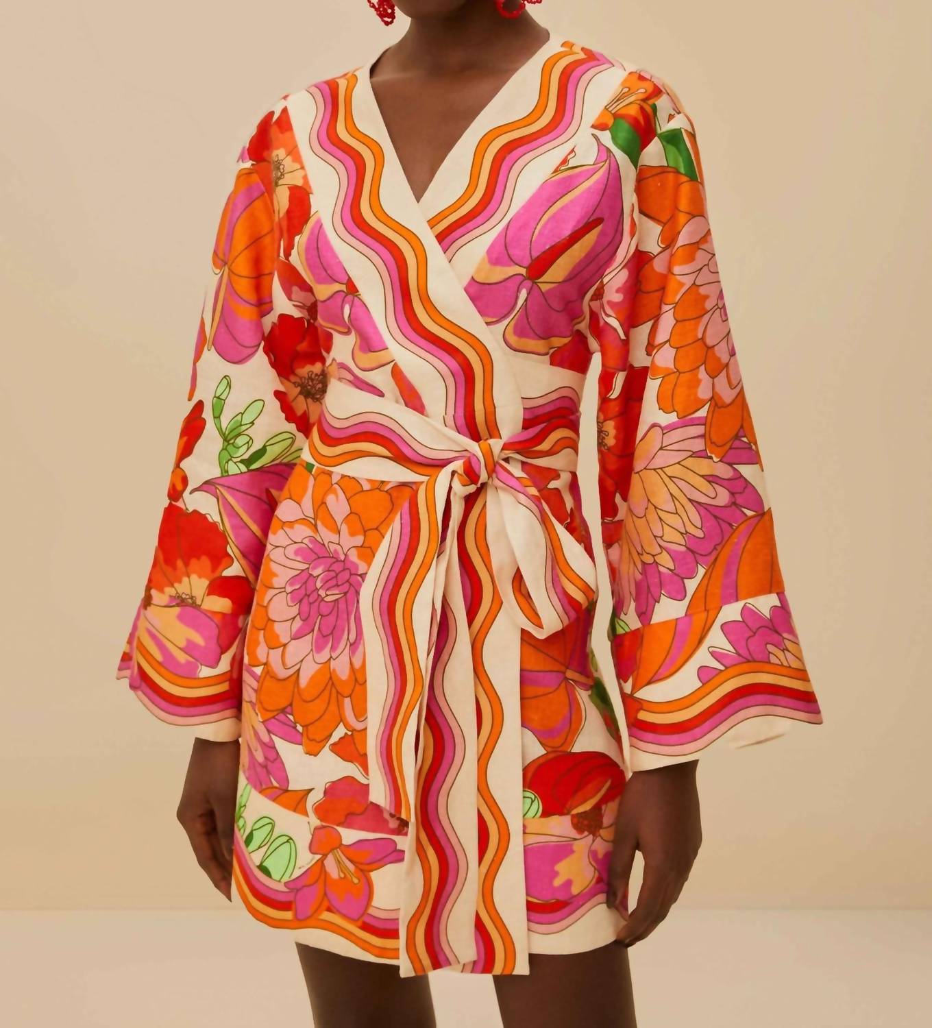 Farm Rio - Spring Affair Mini Dress