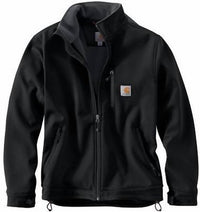 carhartt Men's Crowley Bonded Fleece Jacket in black - men's jacket