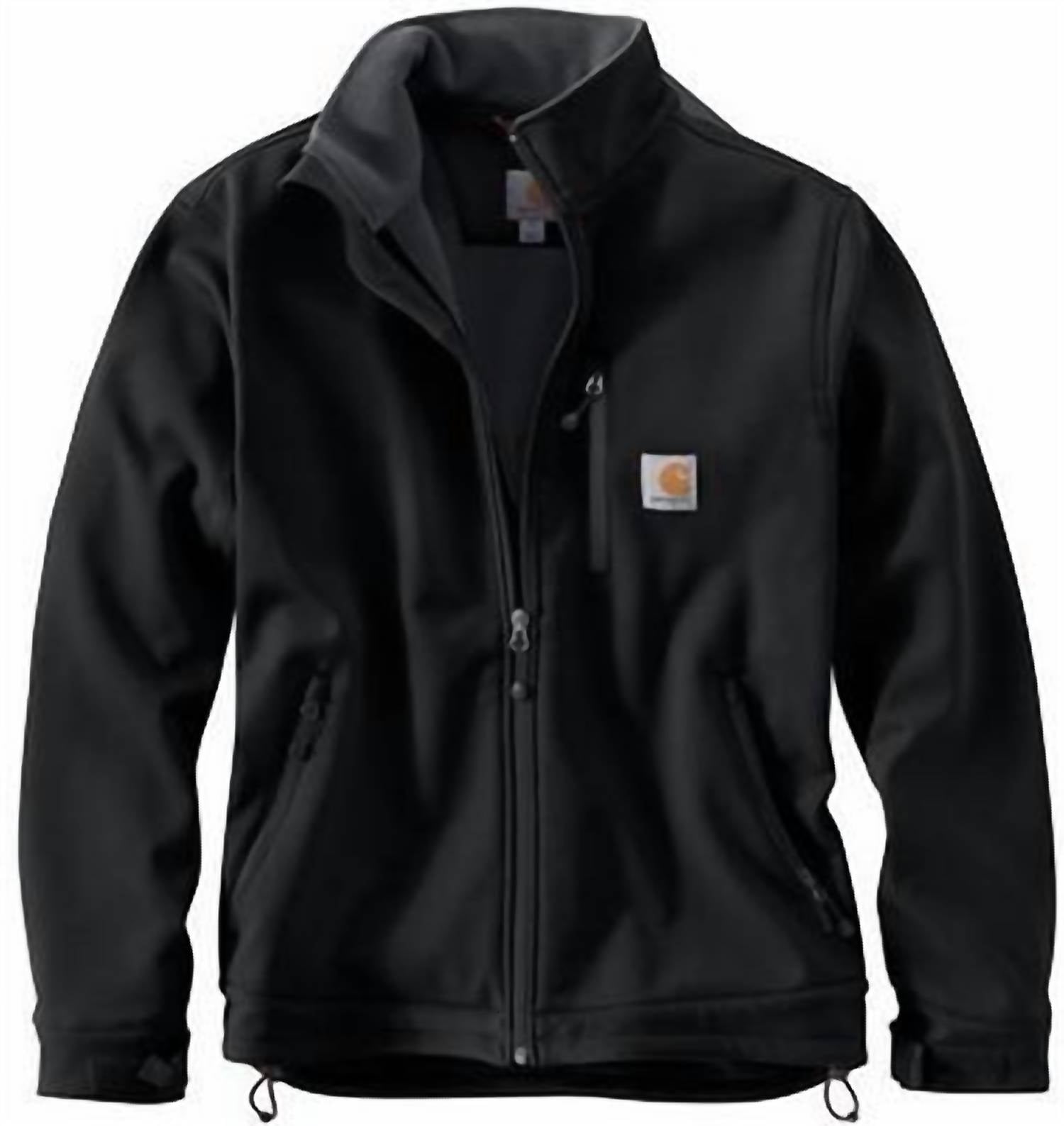 carhartt Men's Crowley Bonded Fleece Jacket in black - men's jacket