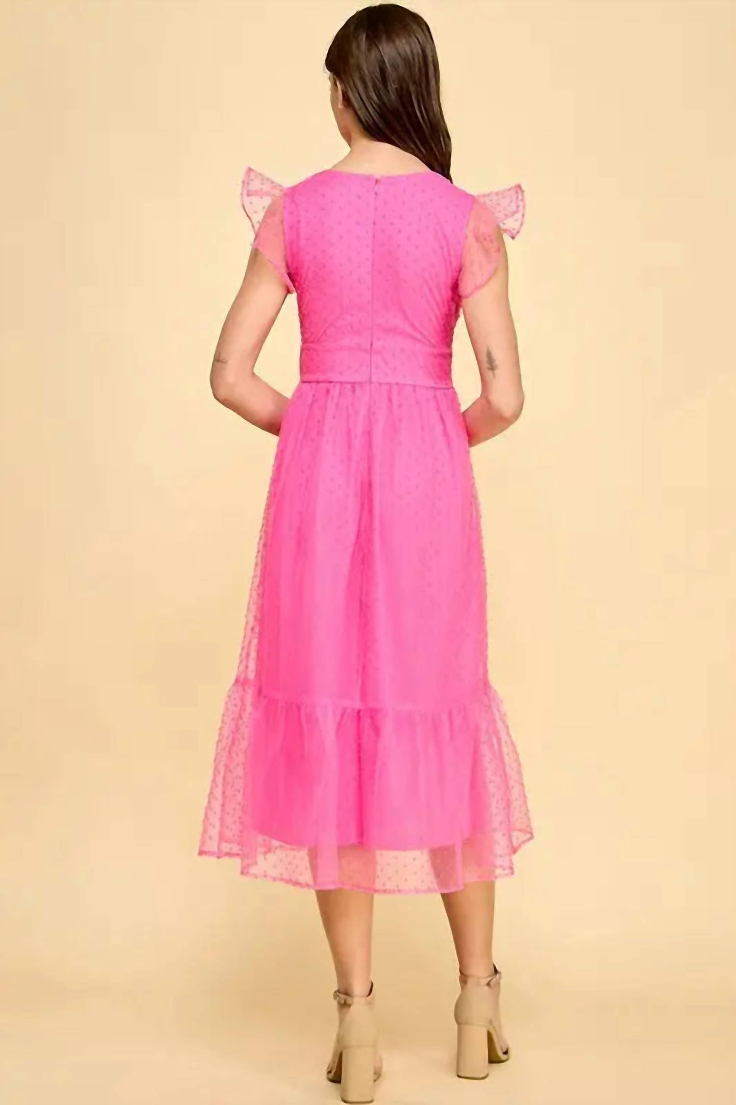 Tcec - Milly Dot Midi Dress