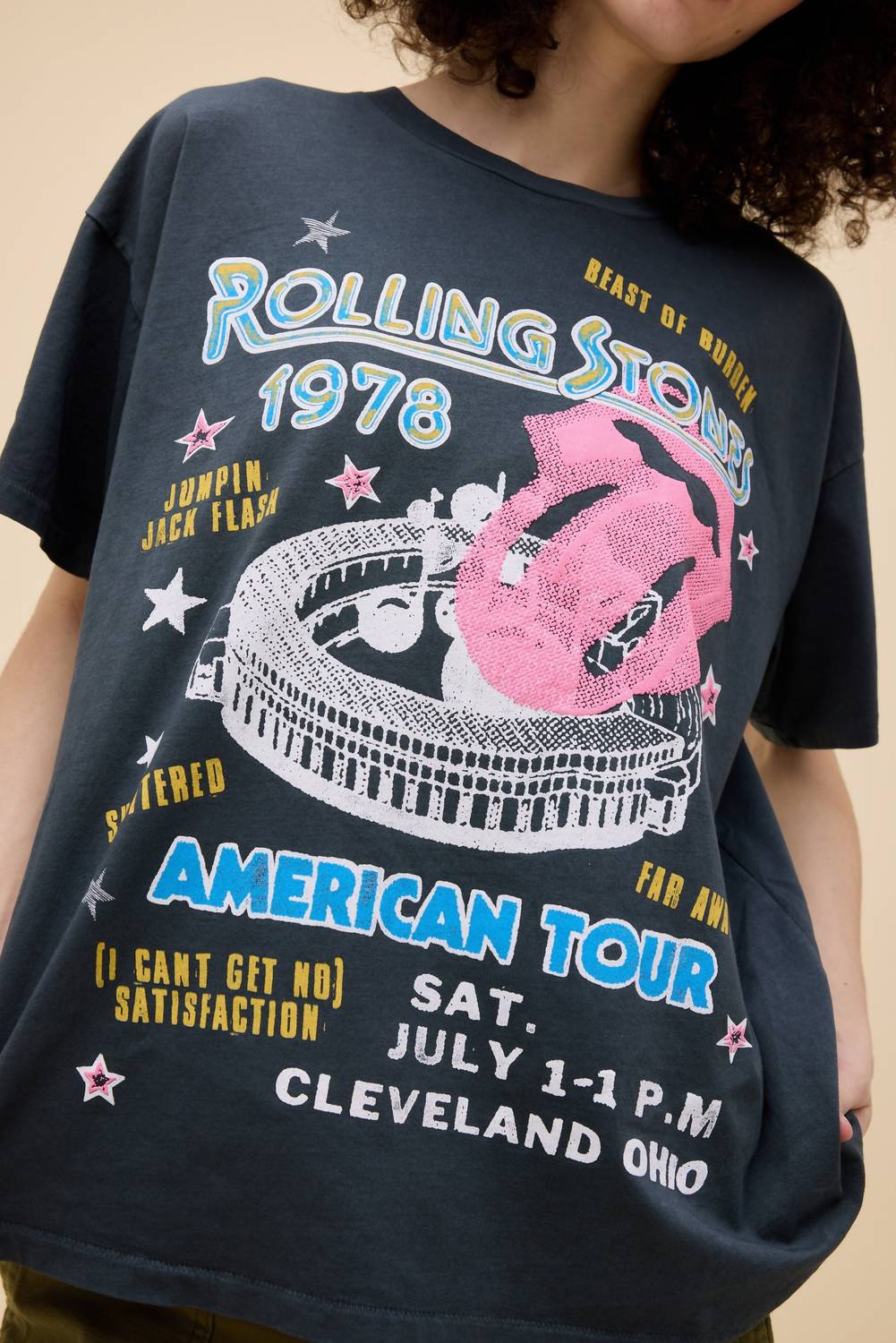 Daydreamer - Rolling Stones 1978 American Tour Merch Tee