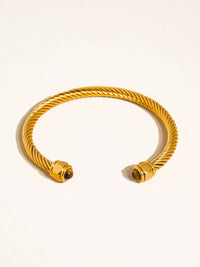 Flanerie By Maiq - Women's Vail Stone Braided Bangle