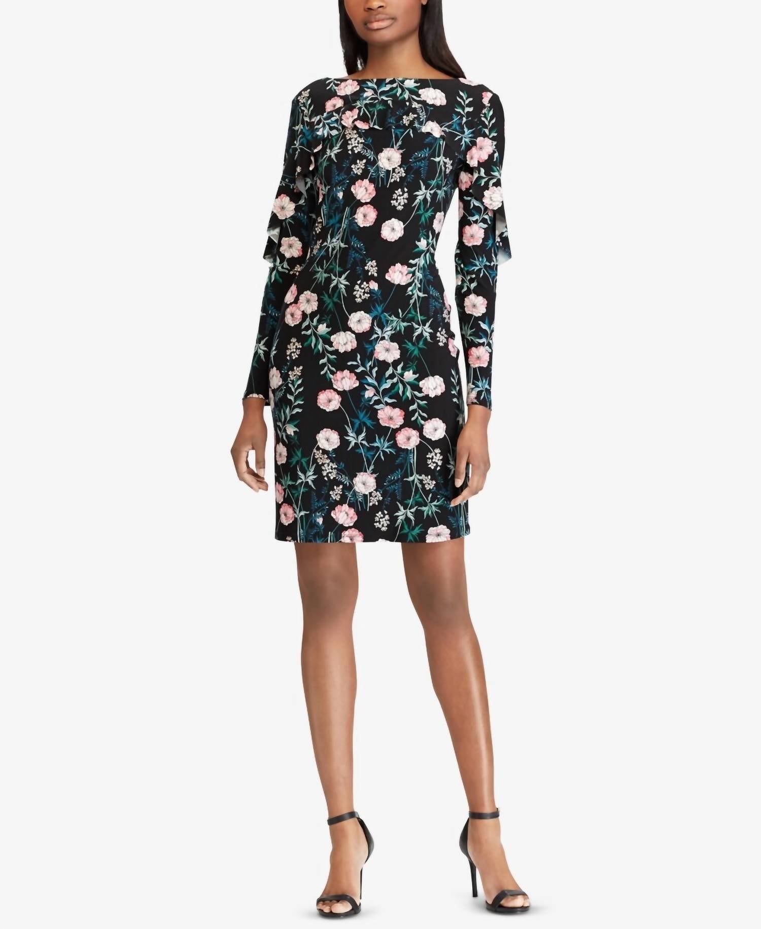 American Living - Women's Floral Print Layered Dress