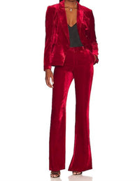 L'Agence - Lane Velvet Flare Pants