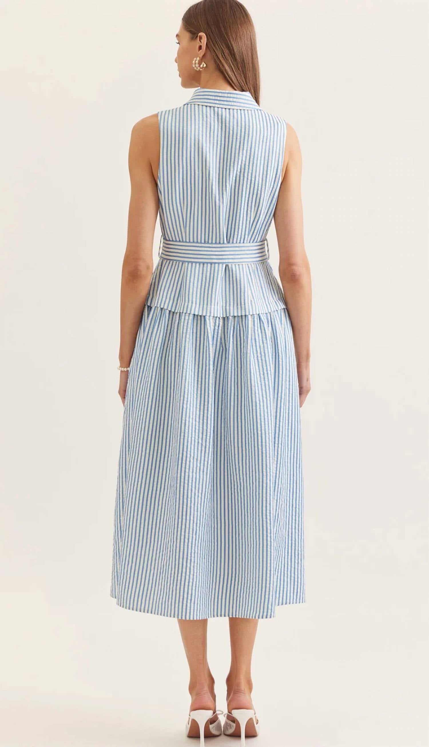 Entro - Savannah Stripe Dress