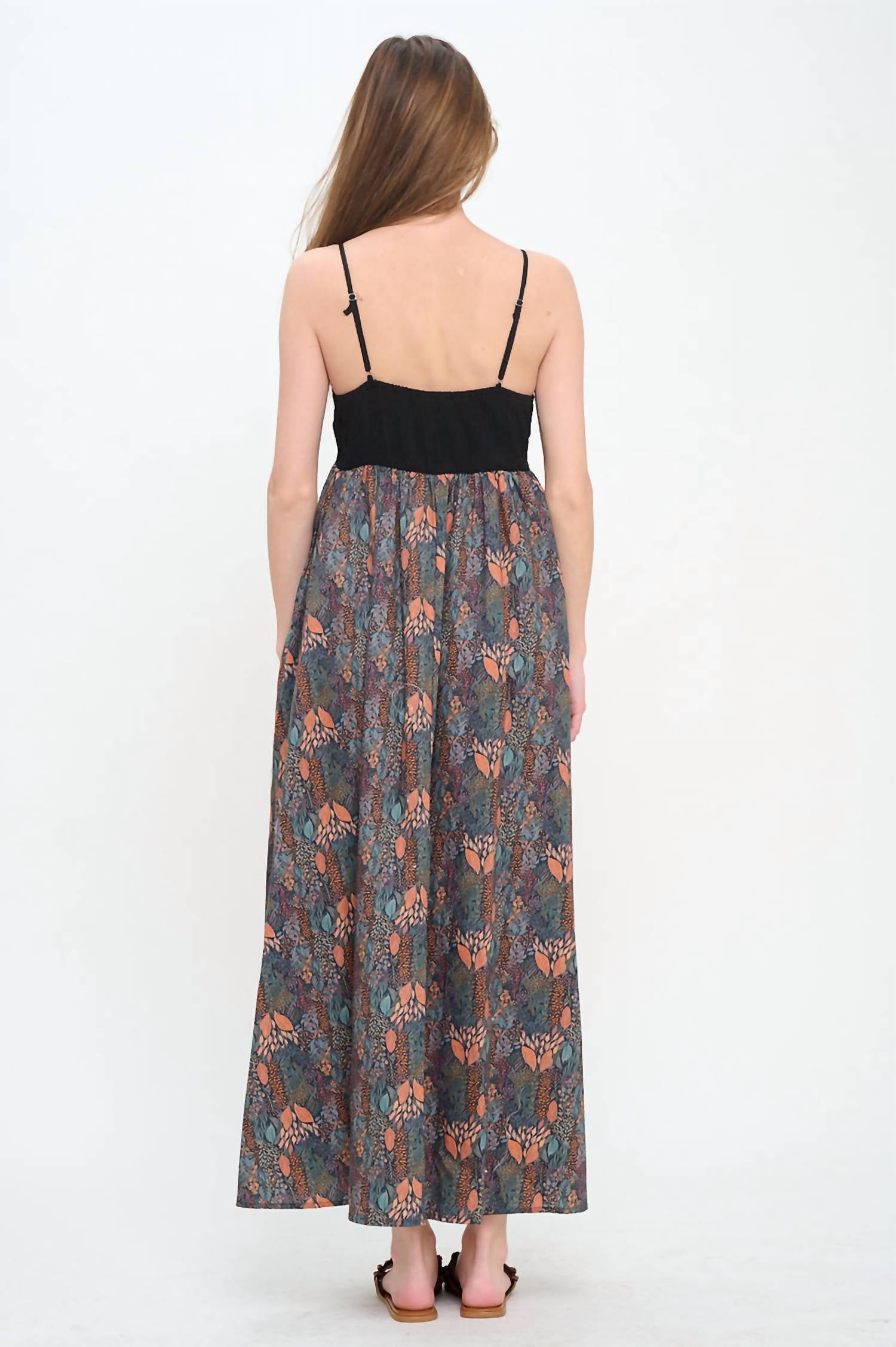 Meet Me In Santorini - Autumn Canopy Maxi Dress