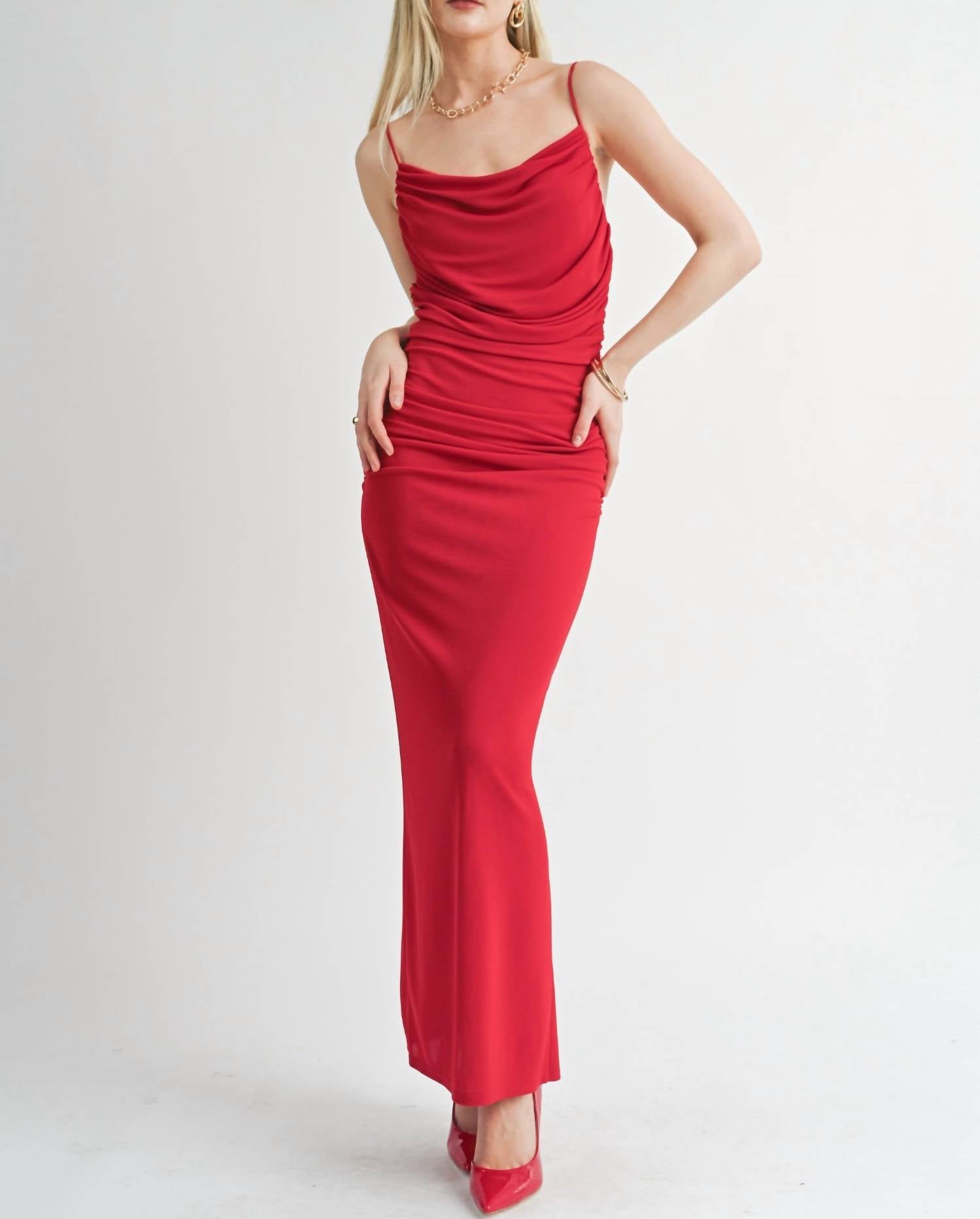 Sage The Label - Special Gaze Cowl Maxi Dress