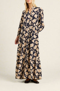 TROVATA Martina Maxi Dress in viola nocturne - women's dress