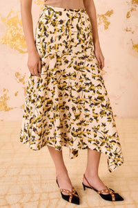 Ulla Johnson - Annika High Waist Asymmetrical Midi Skirt