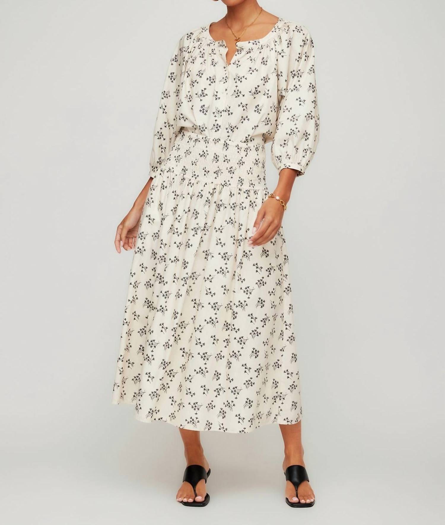 Fifteen Twenty - Rhea Smocked Waist Skirt