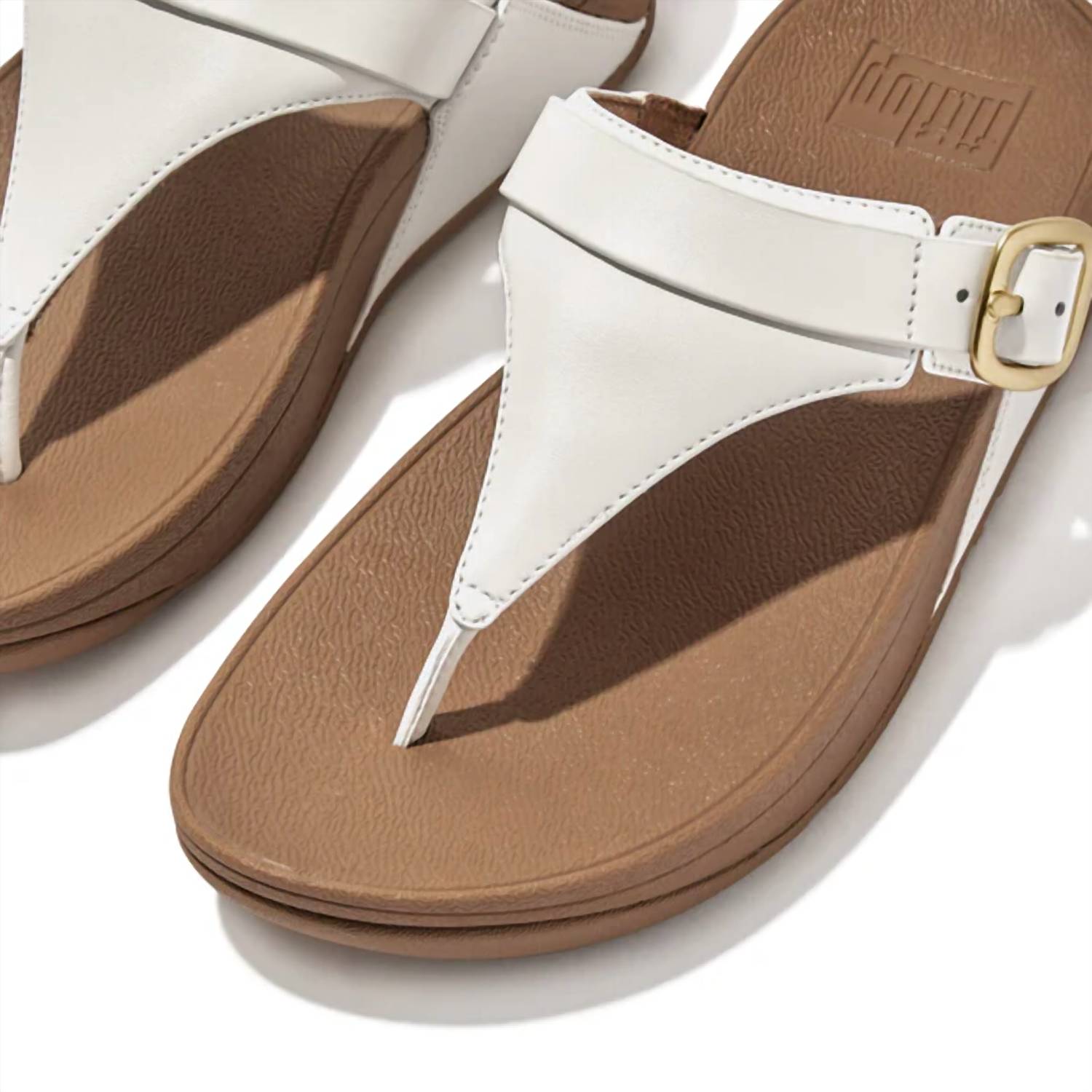 Fitflop - Women's Lulu Adjustable Leather Toe-post Sandals
