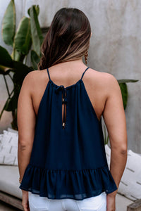 Chiffon Halter Top