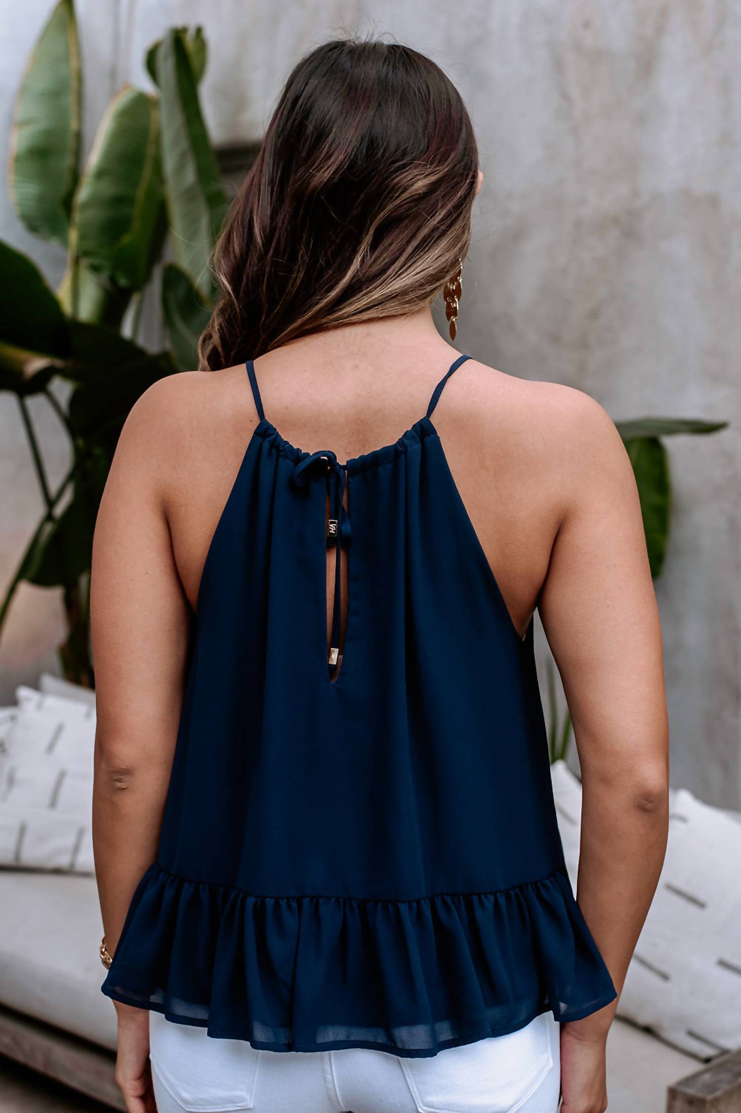Chiffon Halter Top